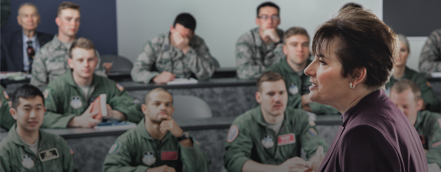 air force academy teacher and cadets
